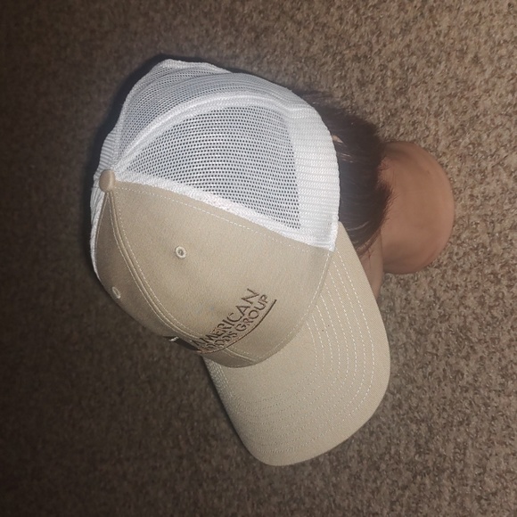 American Foods Group Embroidered Trucker Mesh Snapback Hat Cap - Picture 3 of 9